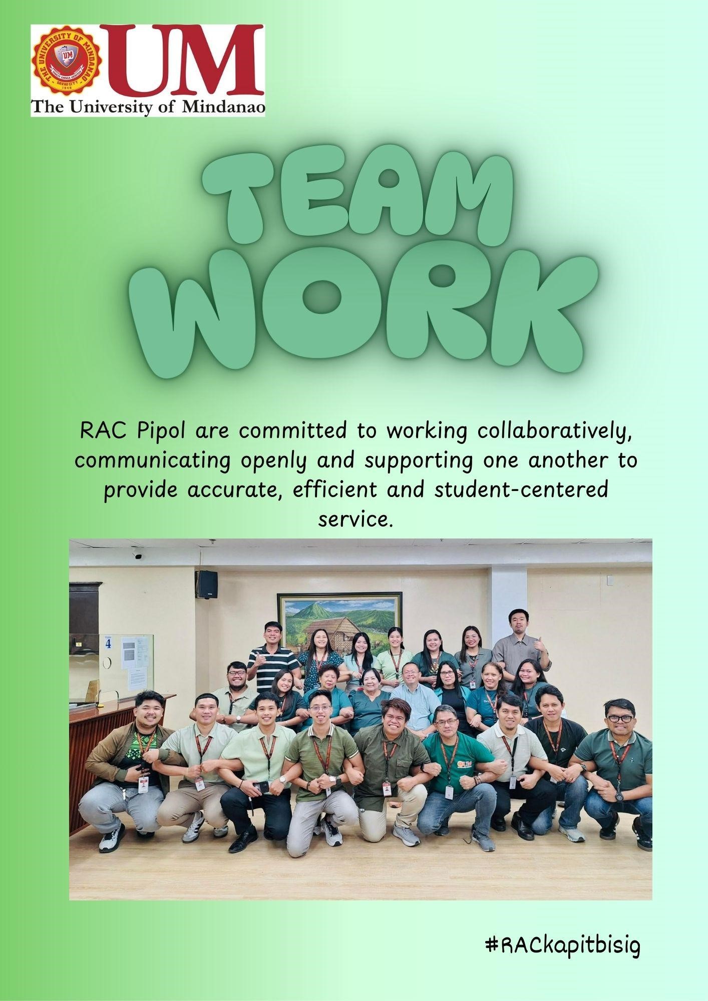 Teamwork: Shining Stronger Together as One UM